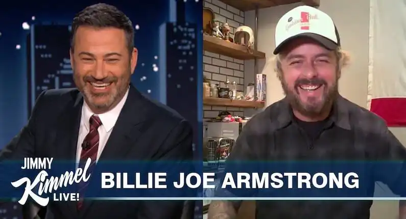 Billie Joe Armstrong joins Jimmy Kimmel Live