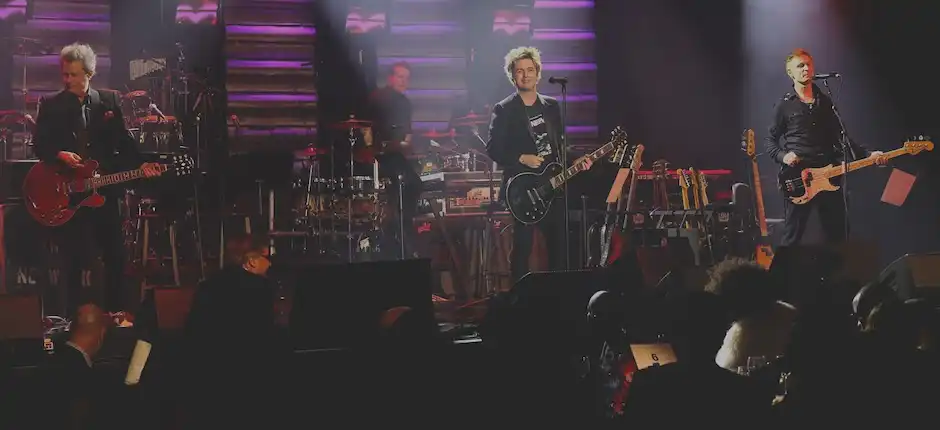 Green Day perform at the Clive Davis Pre-Grammy Gala