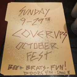 09-29-2019 Coverups Concert Posters - 2019