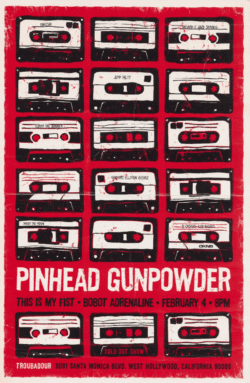 02-04-2008 Pinhead Gunpowder Concert Poster - 2008