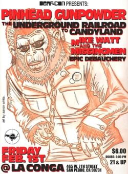 02-01-2008 Pinhead Gunpowder Concert Poster - 2008