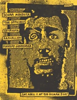 04-11-1992 Pinhead Gunpowder Concert Poster - 1992