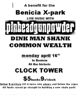 04-16-2001 Pinhead Gunpowder concert poster - 2001