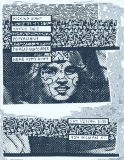 01-22-1994 Pinhead Gunpowder concert poster - 1994
