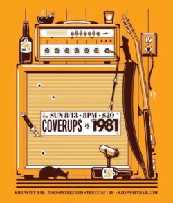 08-13-2023 The Coverups Concert Poster