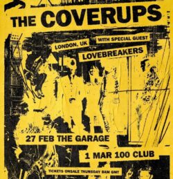 02-27 & 03-01 2024 The Coverups Concert Poster