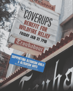 01-31-2025 The Coverups Concert Poster