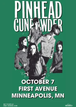 10-07-2026 Pinhead Gunpowder concert poster - 2026