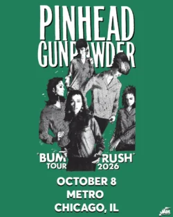 10-08-2026 Pinhead Gunpowder concert poster - 2026