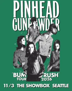 11-03-2026 Pinhead Gunpowder concert poster - 2026