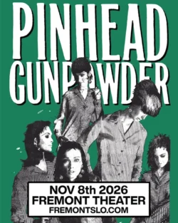 11-08-2026 Pinhead Gunpowder concert poster - 2026